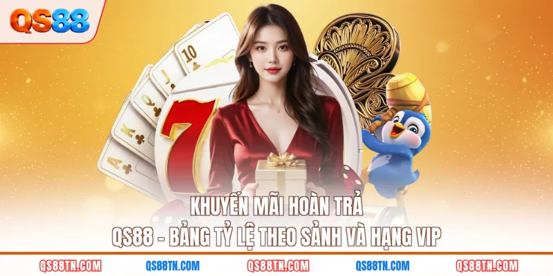 Khuyến mãi hoàn trả QS88 – bảng tỷ lệ theo sảnh và hạng VIP